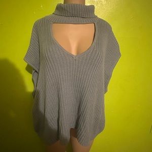 Cowl Neck Sweater with cutout